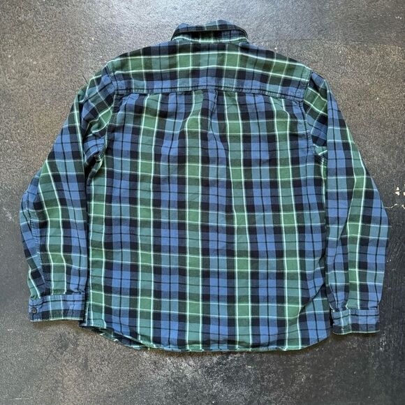 L.L.Bean Button Up Long Sleeve Flannel Mens Size Medium Traditional Fit - Picture 5 of 11